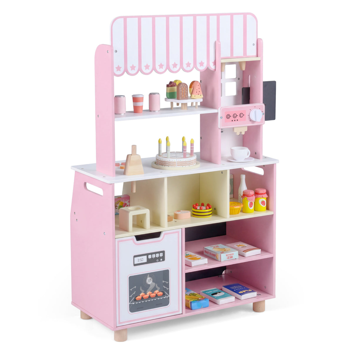 Glacier pour enfants avec 27 accessoires et machine à glaces, pour enfants de 3 ans et plus