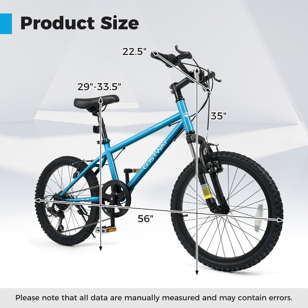 Kids Mountain Bike 20 Child Bicycle for Boys Girls Aged 8+ Years Old