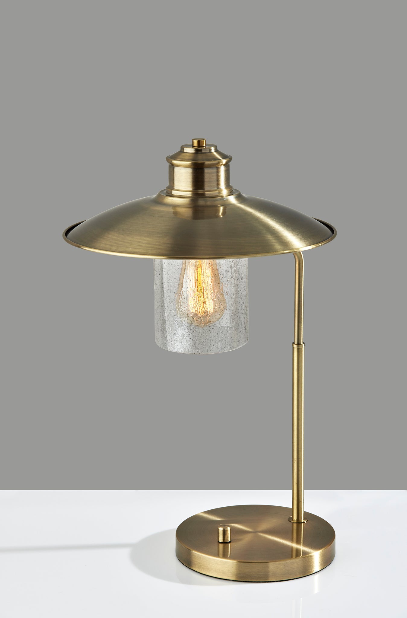 Kieran Desk Lamp - Antique Brass-Lighting-DECOROLALA