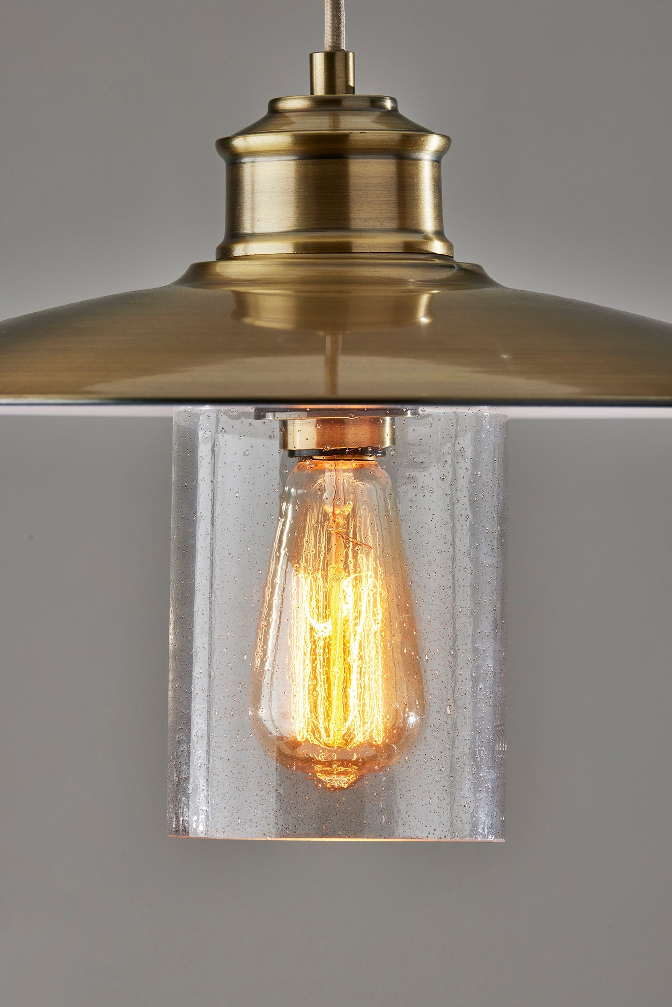 Kieran Pendant Light Antique Brass-Lighting-DECOROLALA