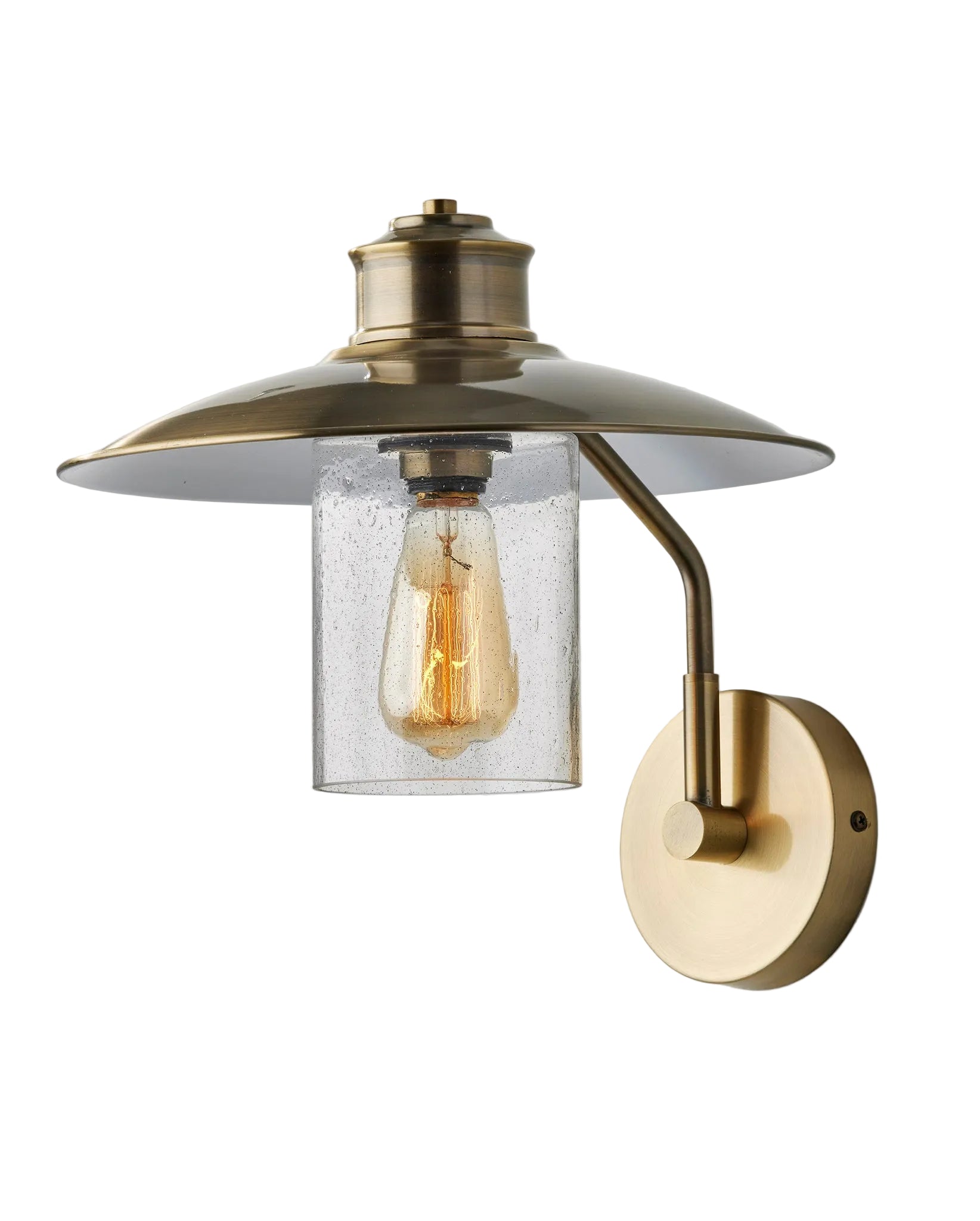 Kieran Wall Sconce Antique Brass-Lighting-DECOROLALA