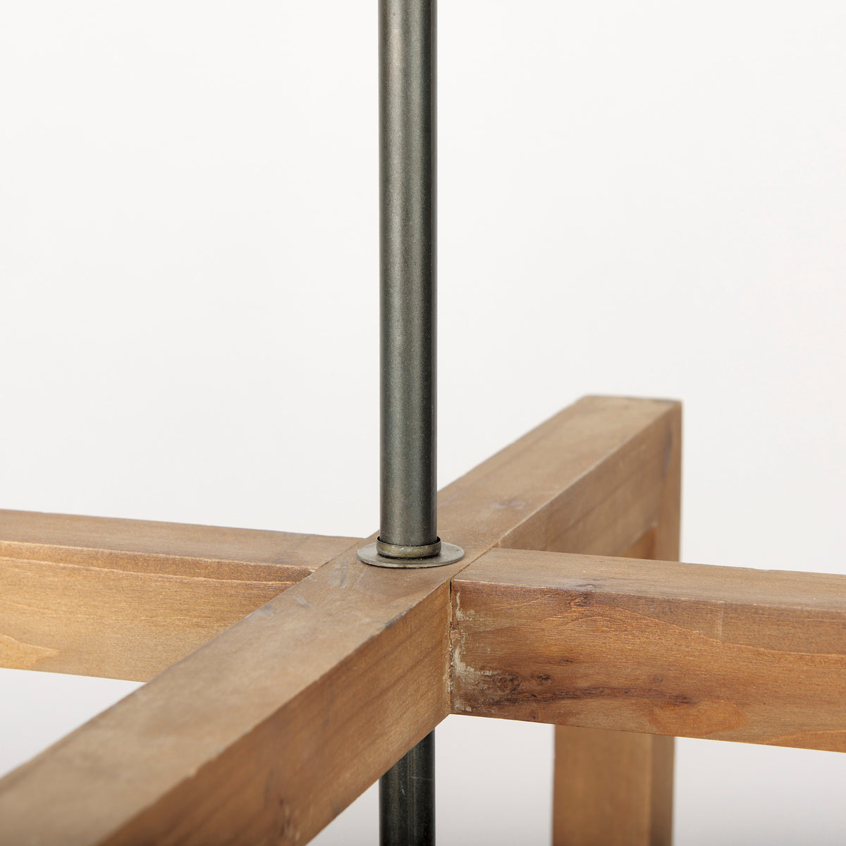 Kiley Warm Wood Basket Lantern Pendant Light-Pendant Lighting-DECOROLALA