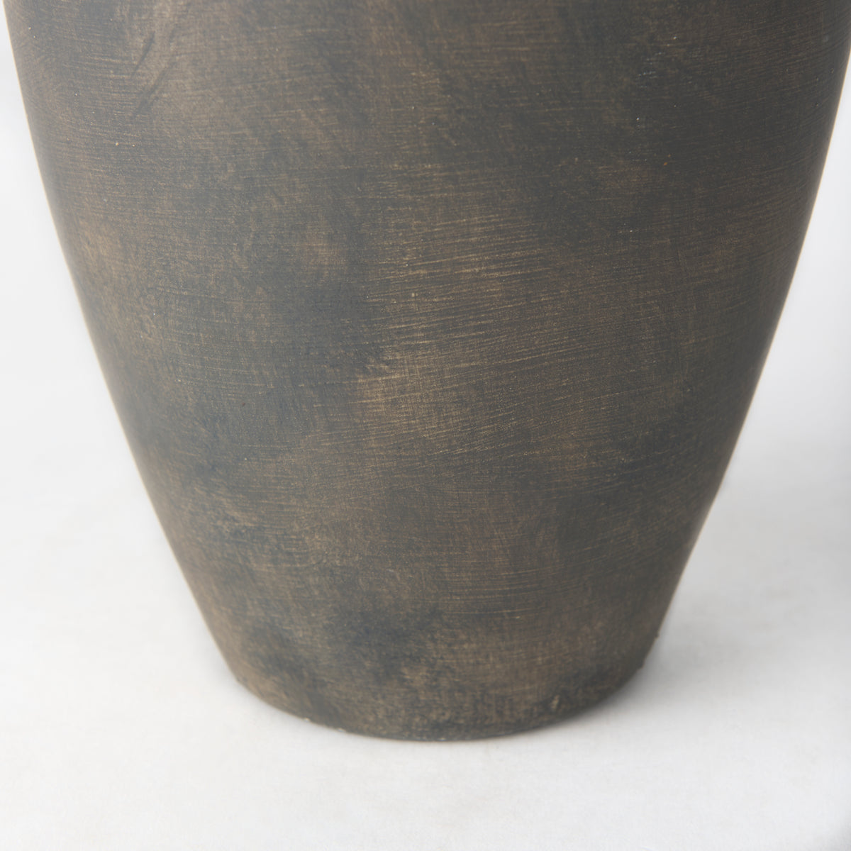 Kilian Medium Brown-Gray Double Ear Vase-Vase-DECOROLALA