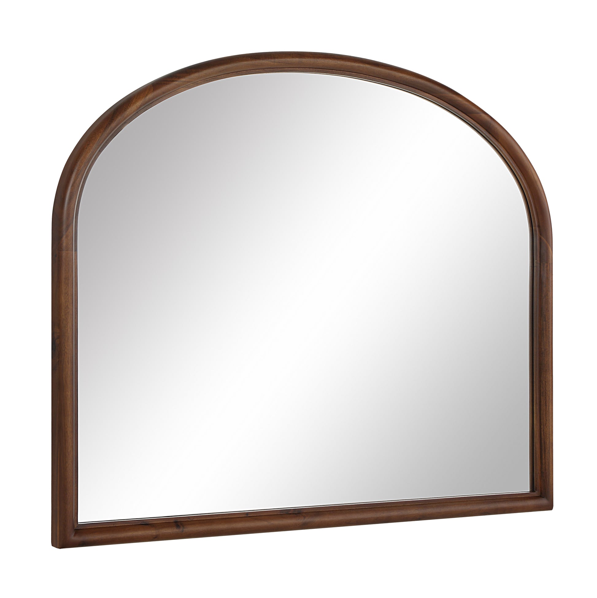 Kindra 40" H x 50" W Wall Mirror, Brown-Mirror-DECOROLALA