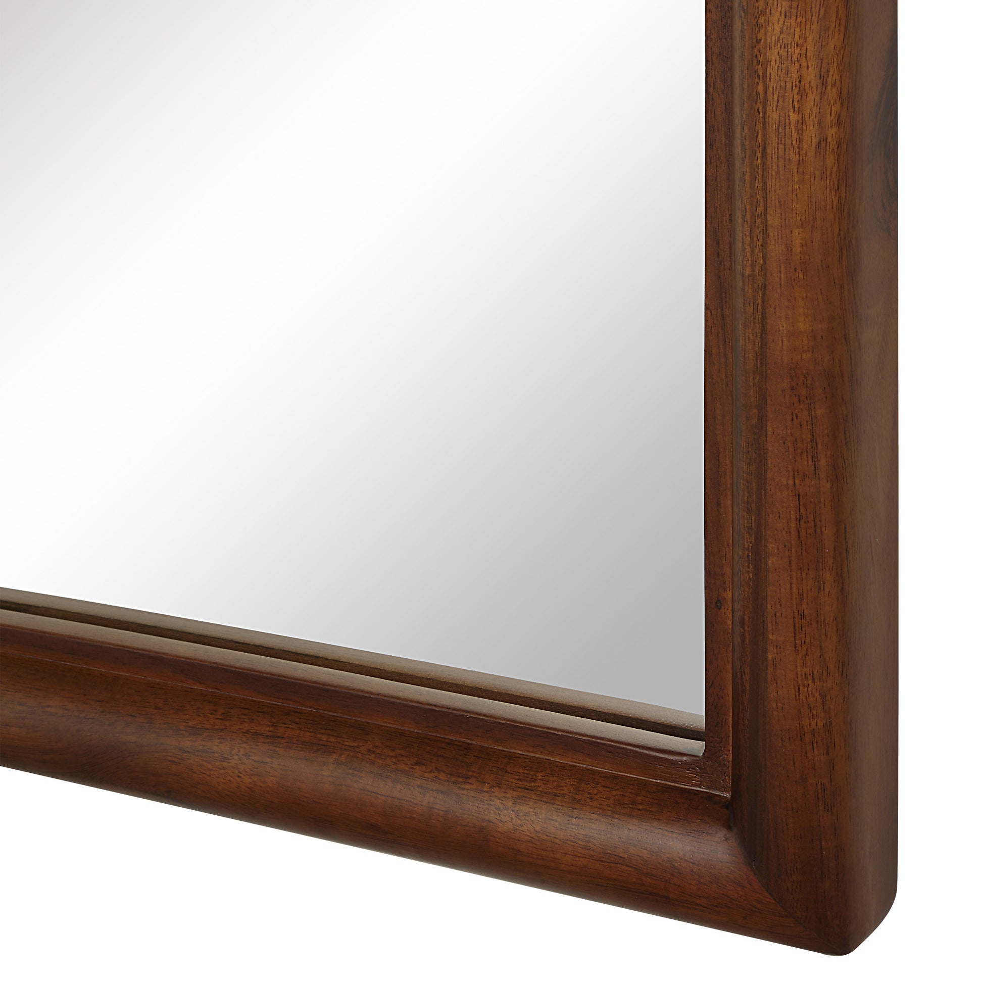 Kindra 40" H x 50" W Wall Mirror, Brown-Mirror-DECOROLALA