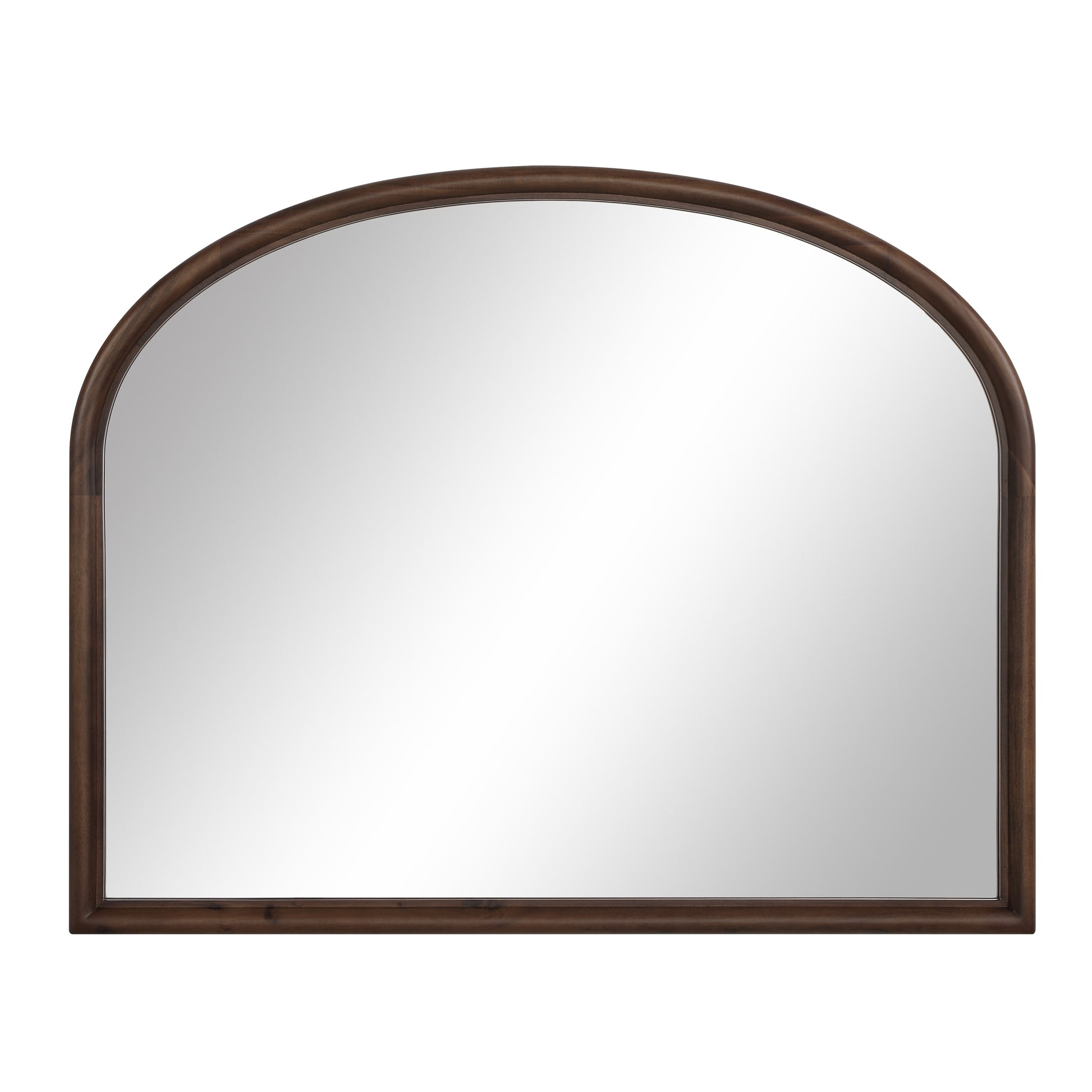 Kindra 40" H x 50" W Wall Mirror, Brown-Mirror-DECOROLALA