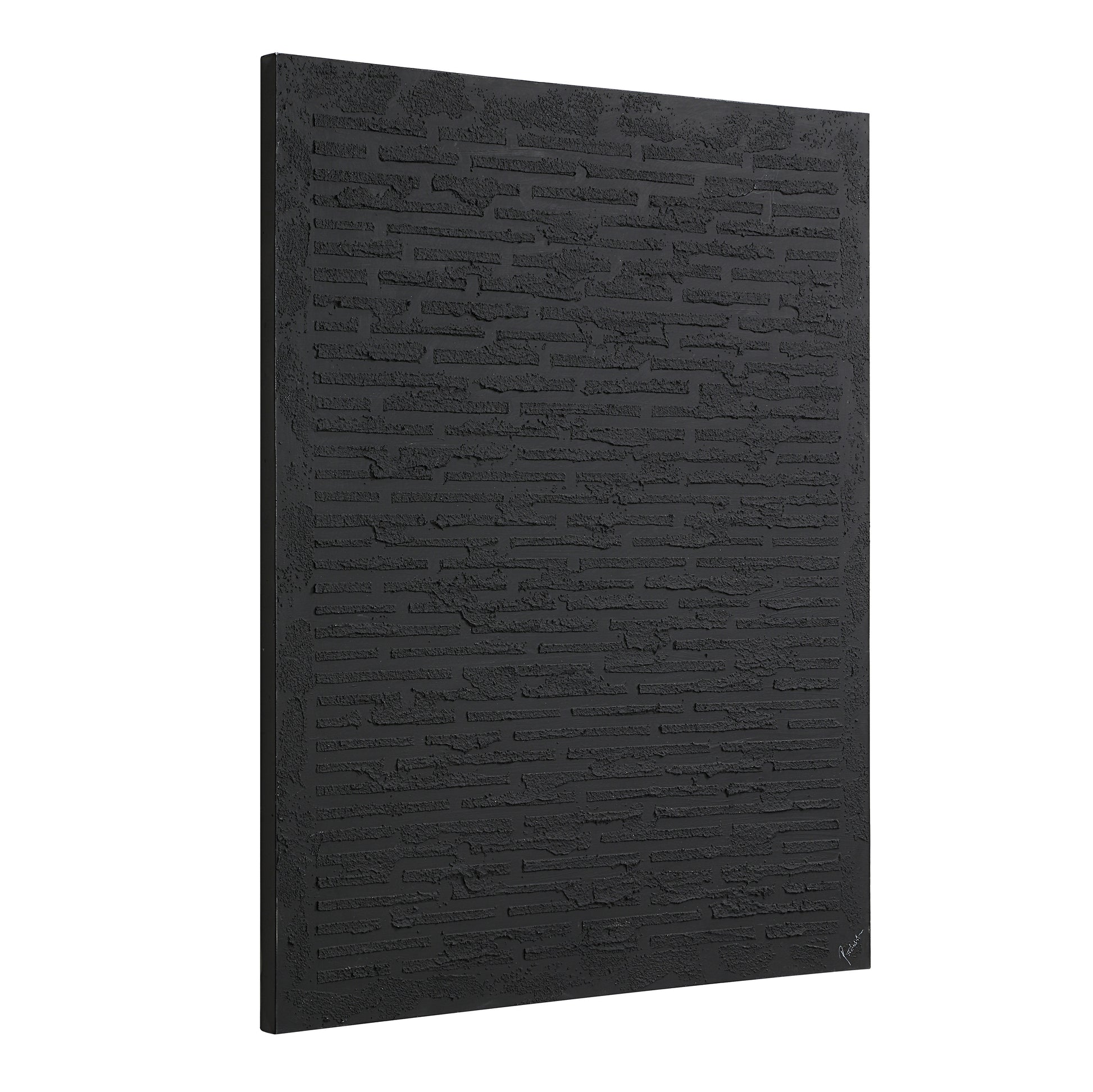 Kinetic 50" H x 40" W Canvas Art, Black-Canvas Art-DECOROLALA