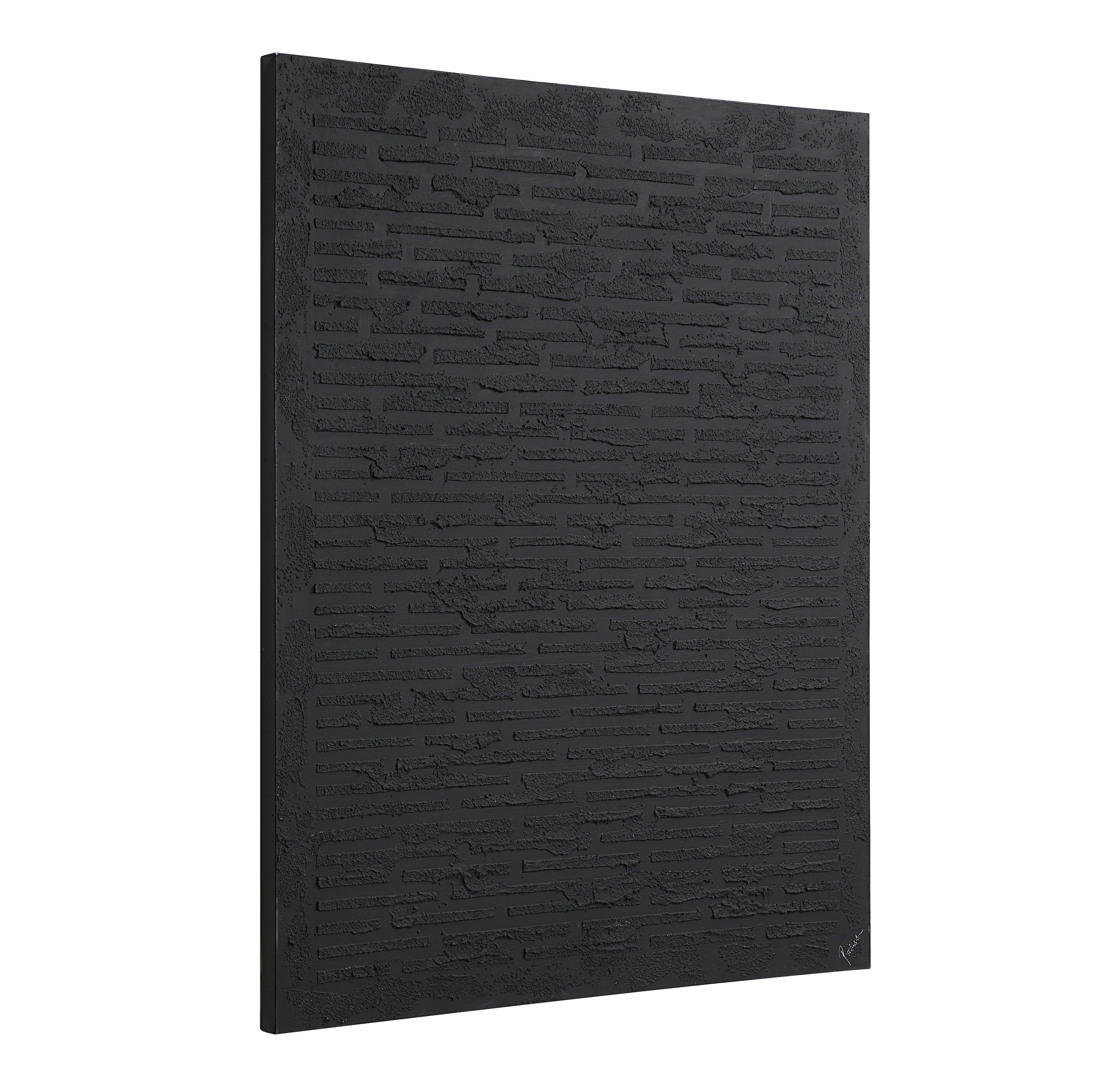 Kinetic 50" H x 40" W Canvas Art, Black-Canvas Art-DECOROLALA