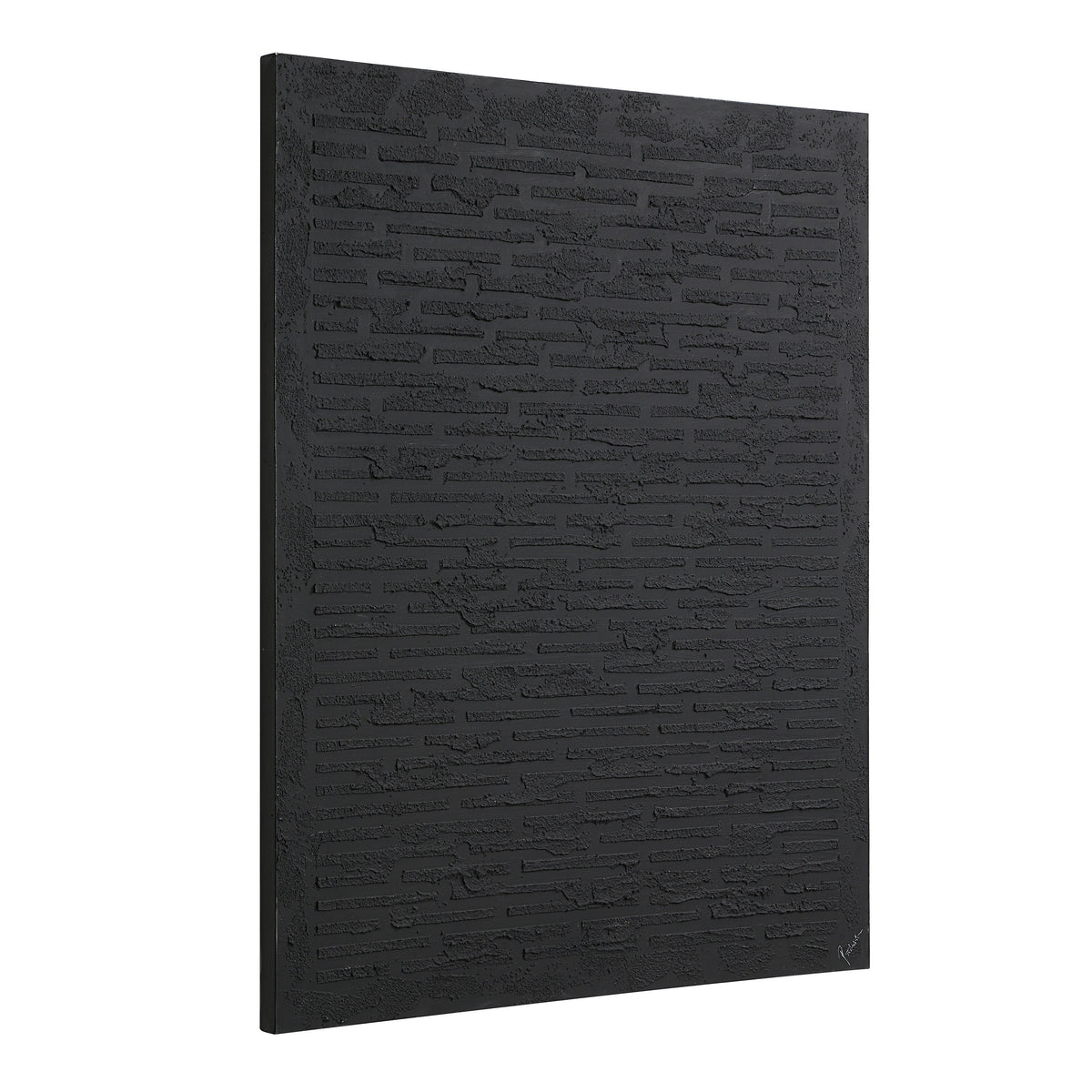 Kinetic 50" H x 40" W Canvas Art, Black-Canvas Prints-DECOROLALA