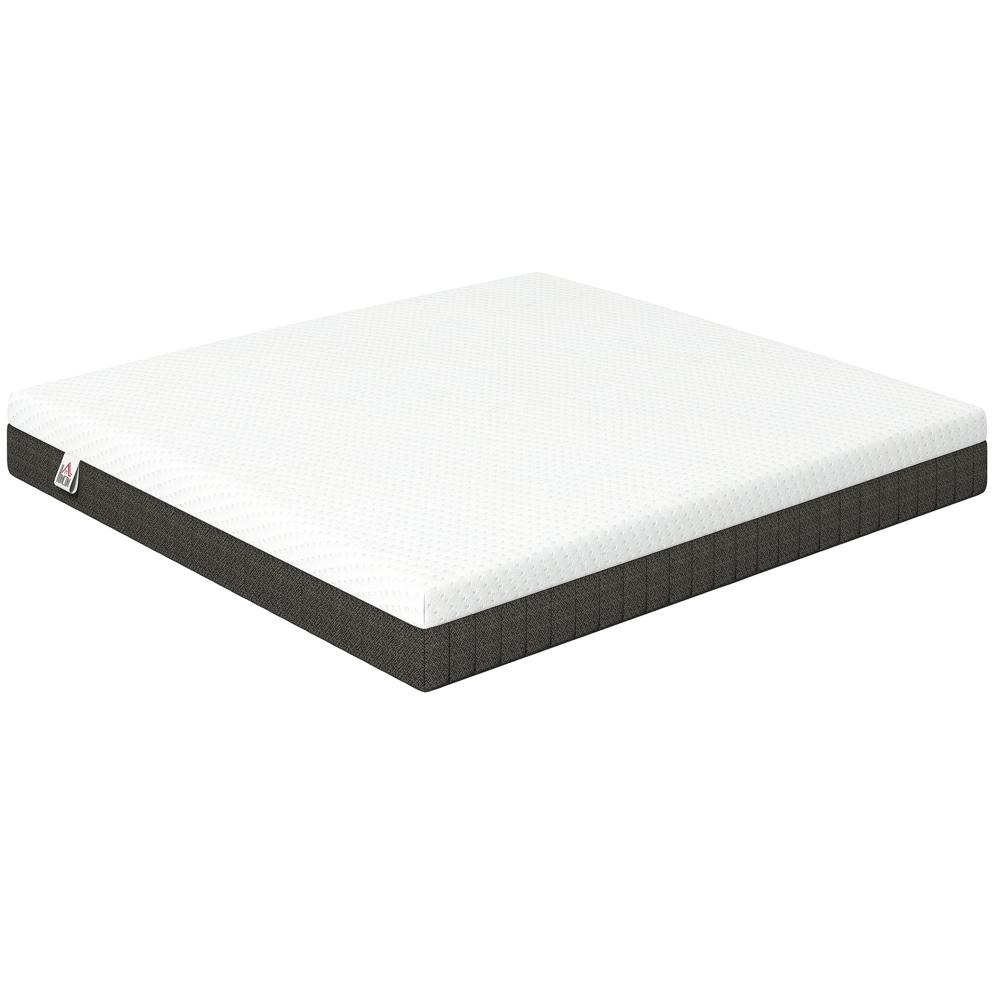 King Mattress 10" Memory Foam - White-DECOROLALA