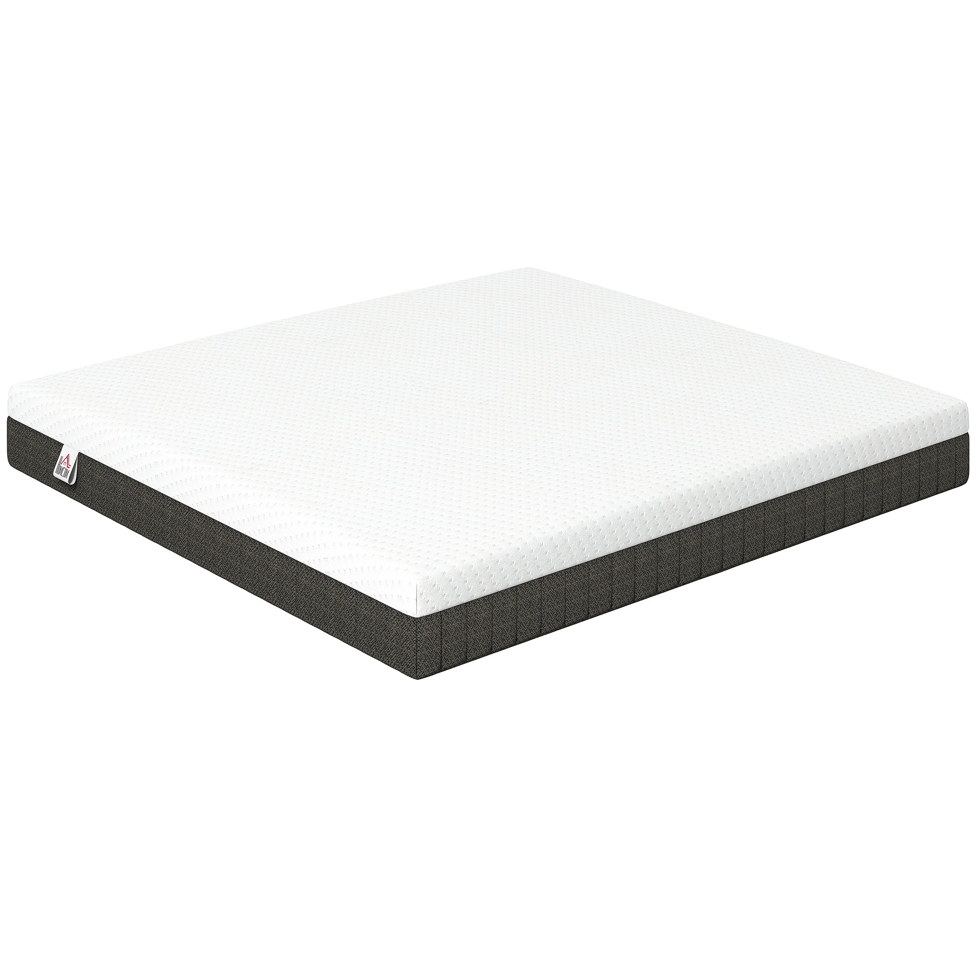 King Mattress 10" Memory Foam - White-DECOROLALA