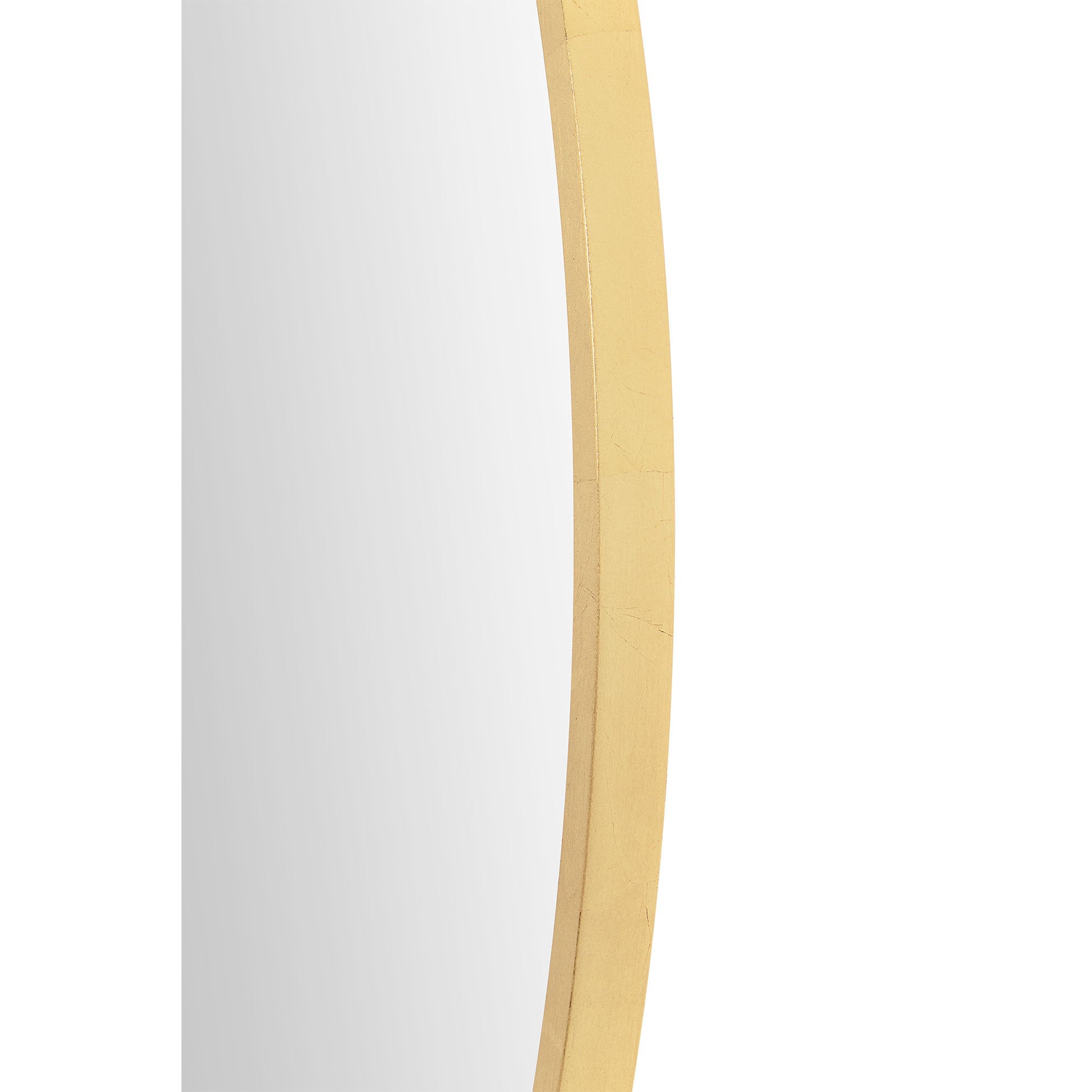 Kinsley 49" Tall Round Wall Mirror, Yellow-Mirror-DECOROLALA