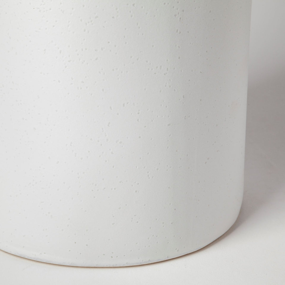 Kira I Small White Pinstripe Ceramic Vase-Vase-DECOROLALA