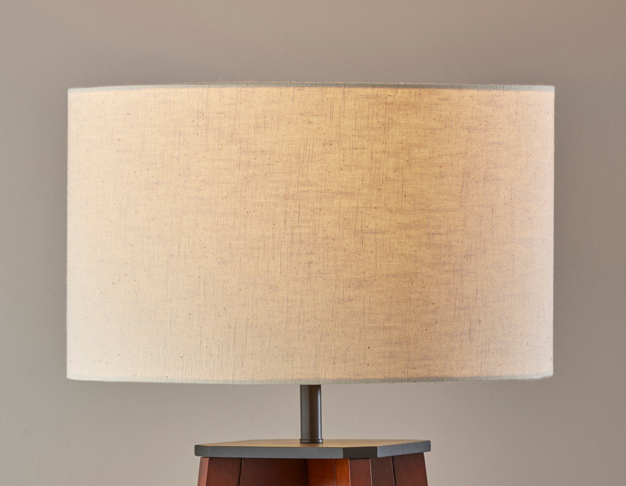 Kirby Floor Lamp with Storage - Walnut 59.75"-Lighting-DECOROLALA