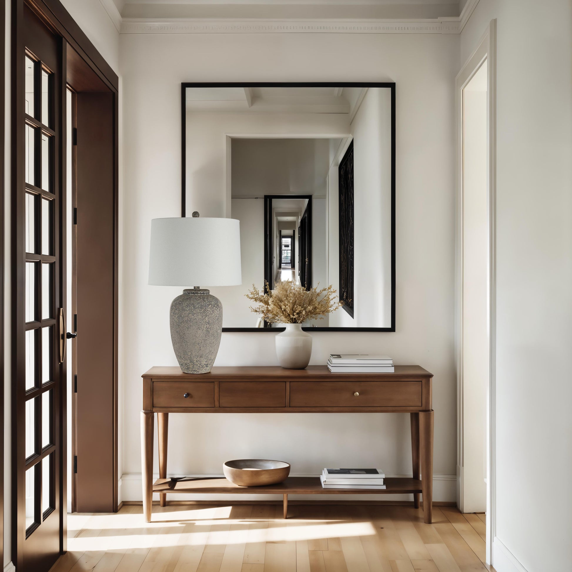 Klay 27.0" Height Table Lamps, Natural Brown-Table Lamp-DECOROLALA