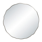 Knox 40" H x 40" W Wall Mirror, Silver-Mirror-DECOROLALA
