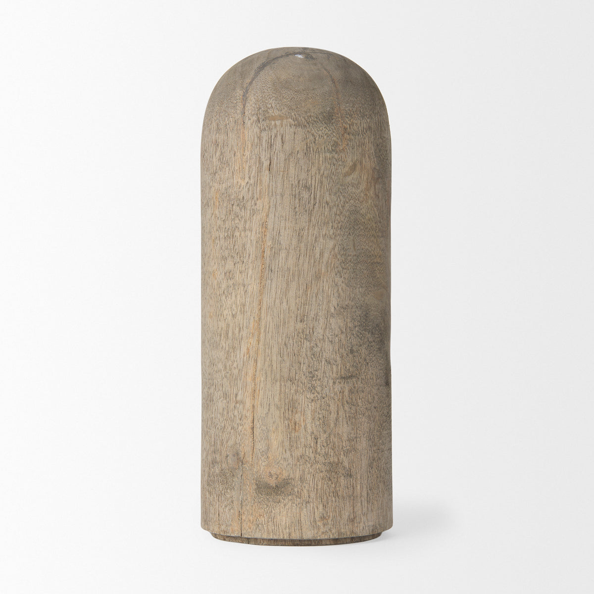 Knox Large Gray-Wash Wood Decorative Object-Objects-DECOROLALA