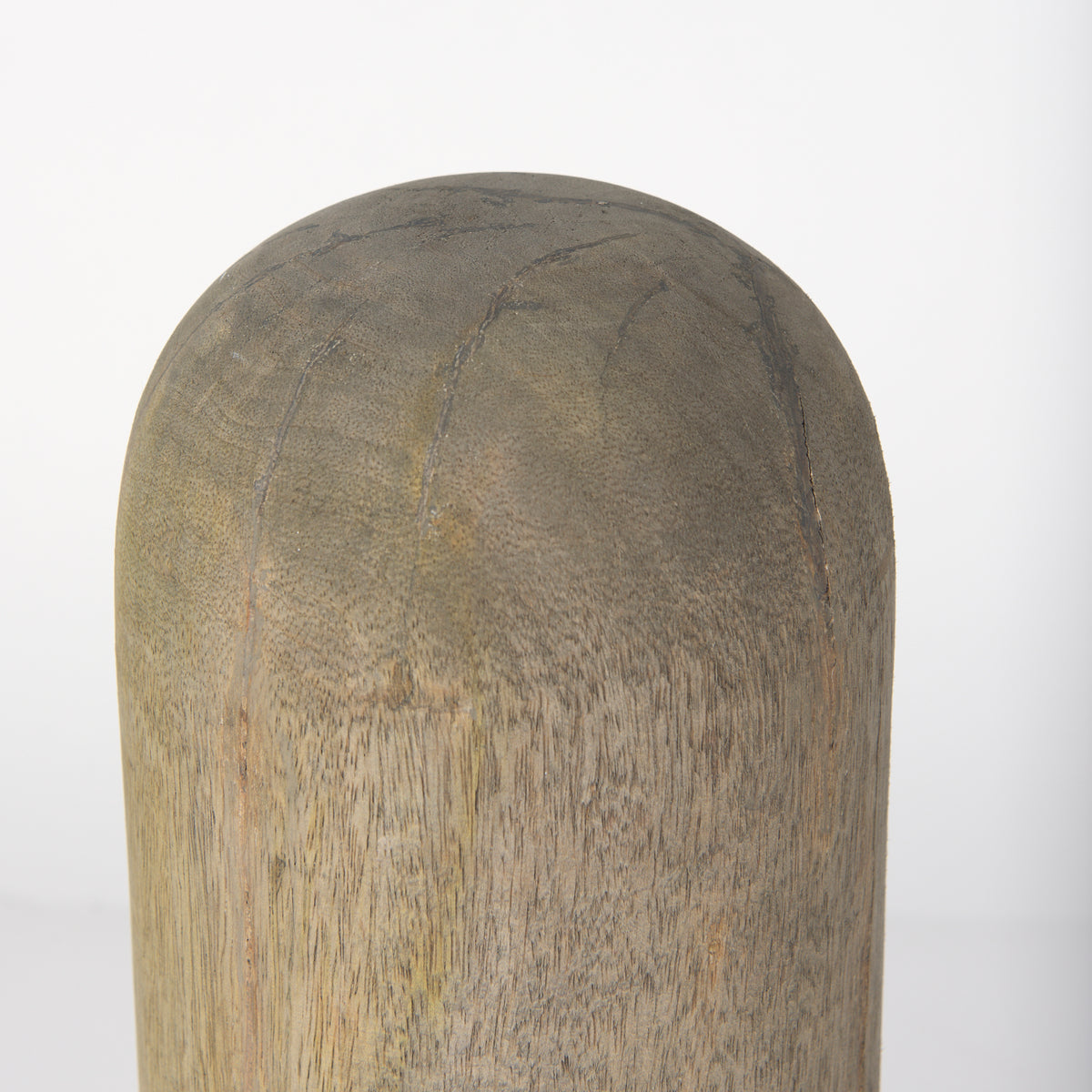 Knox Large Gray-Wash Wood Decorative Object-Objects-DECOROLALA