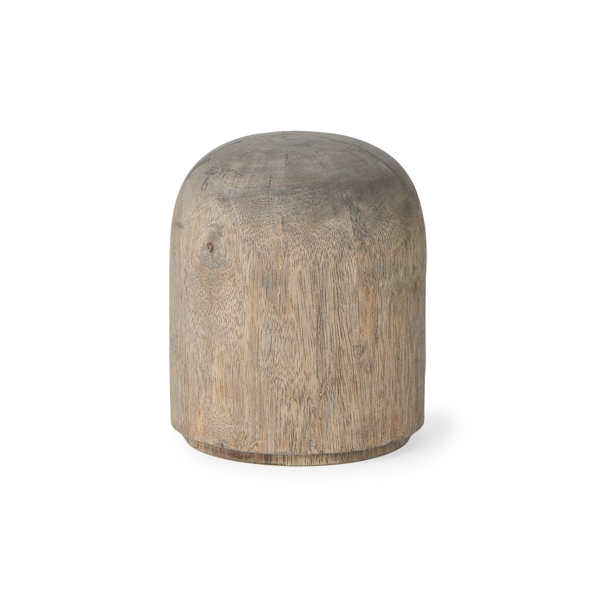 Knox Short Gray-Wash Wood Decorative Object-Objects-DECOROLALA