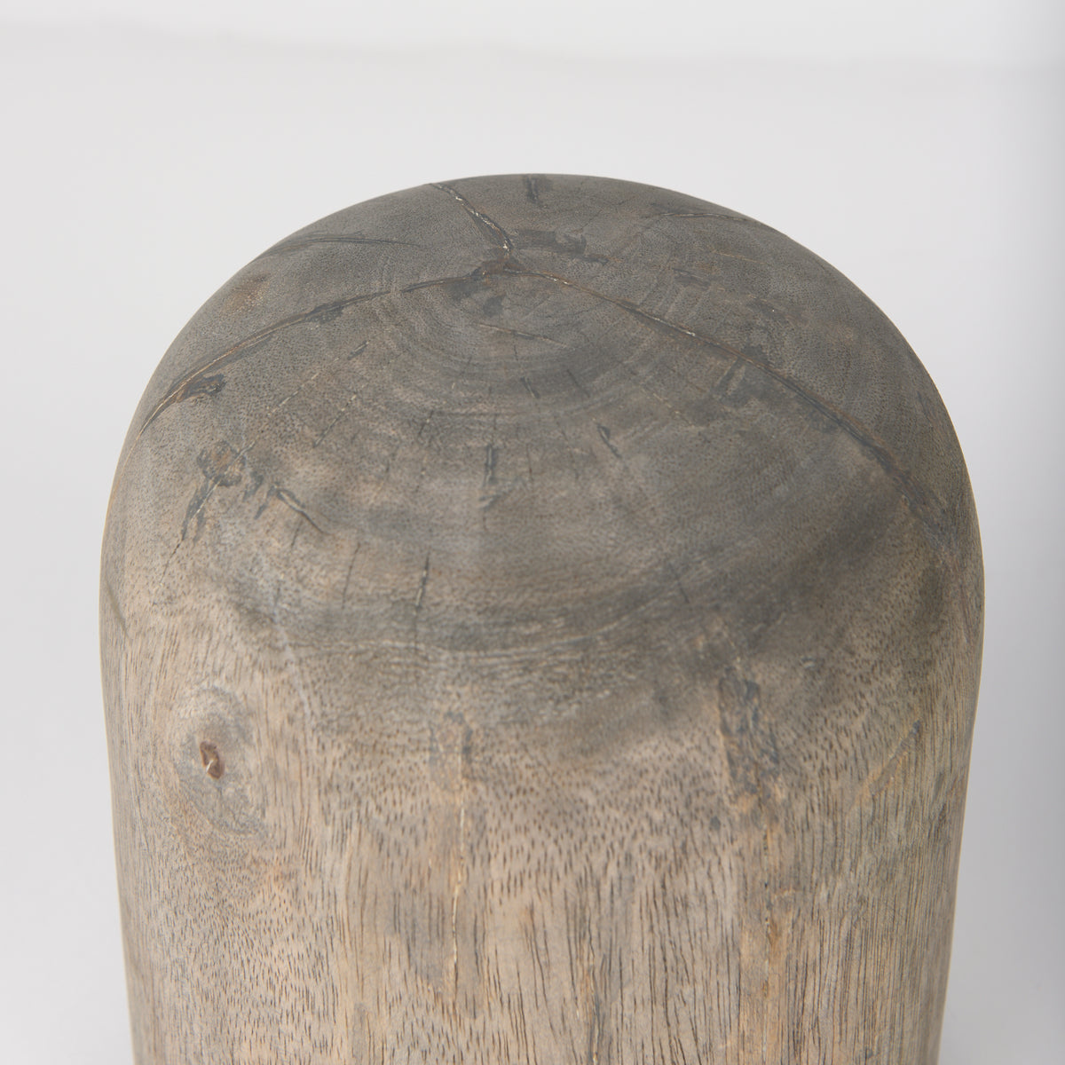 Knox Short Gray-Wash Wood Decorative Object-Objects-DECOROLALA