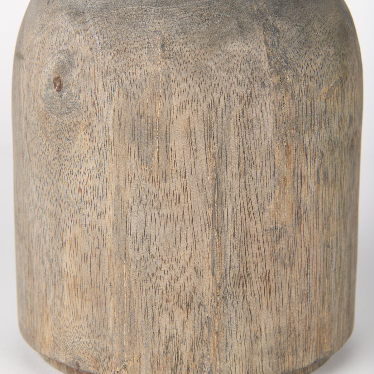 Knox Short Gray-Wash Wood Decorative Object-Objects-DECOROLALA