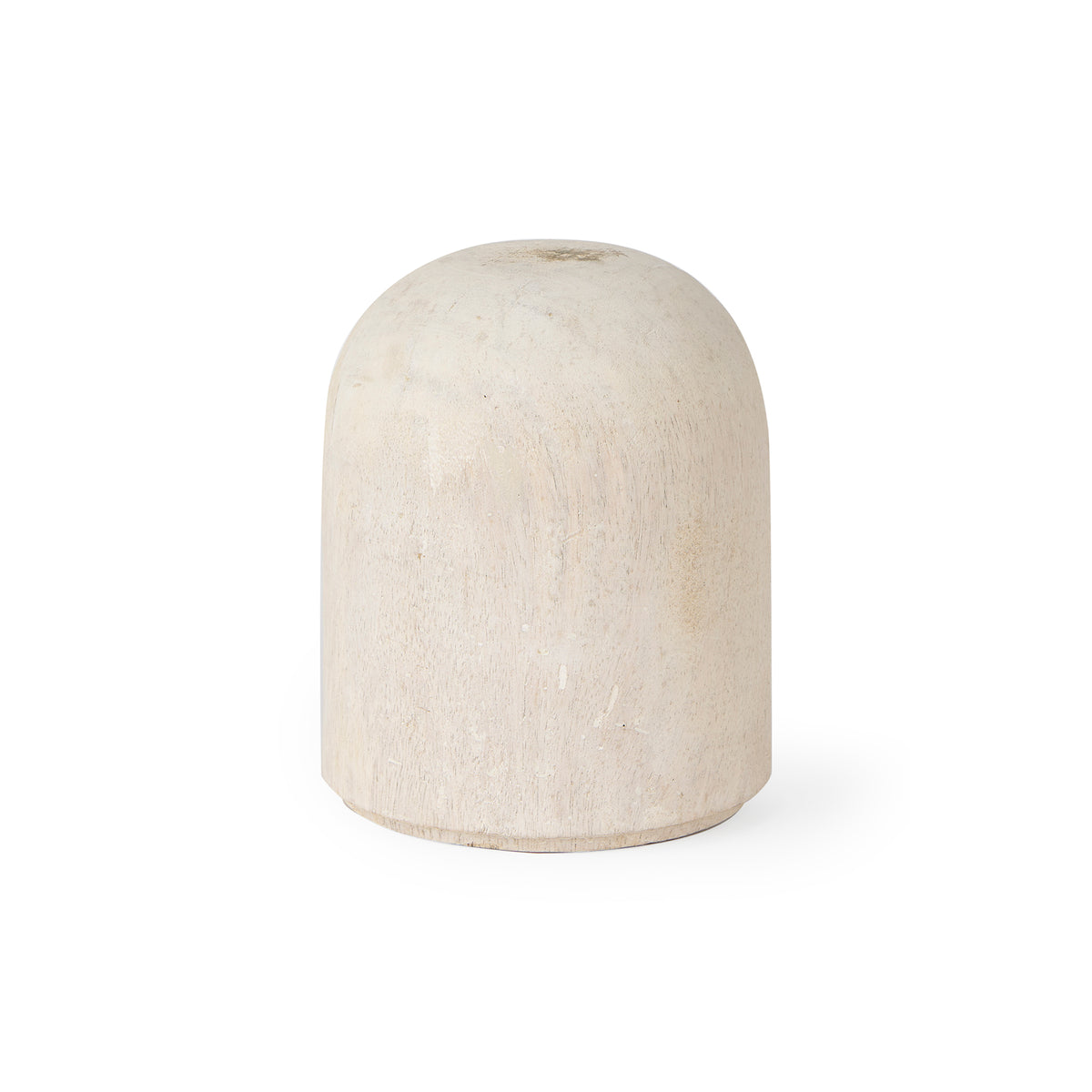 Knox Short White-Wash Wood Decorative Object-Objects-DECOROLALA