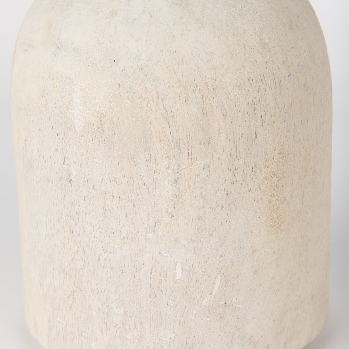 Knox Short White-Wash Wood Decorative Object-Objects-DECOROLALA