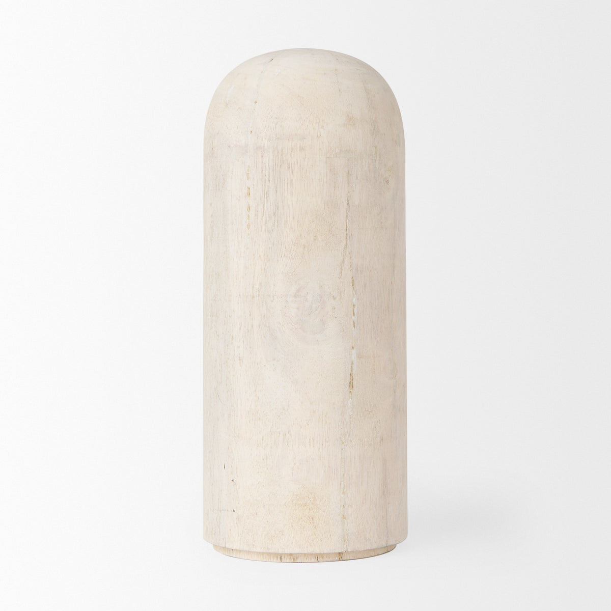Knox Tall White-Wash Wood Decorative Object-Objects-DECOROLALA