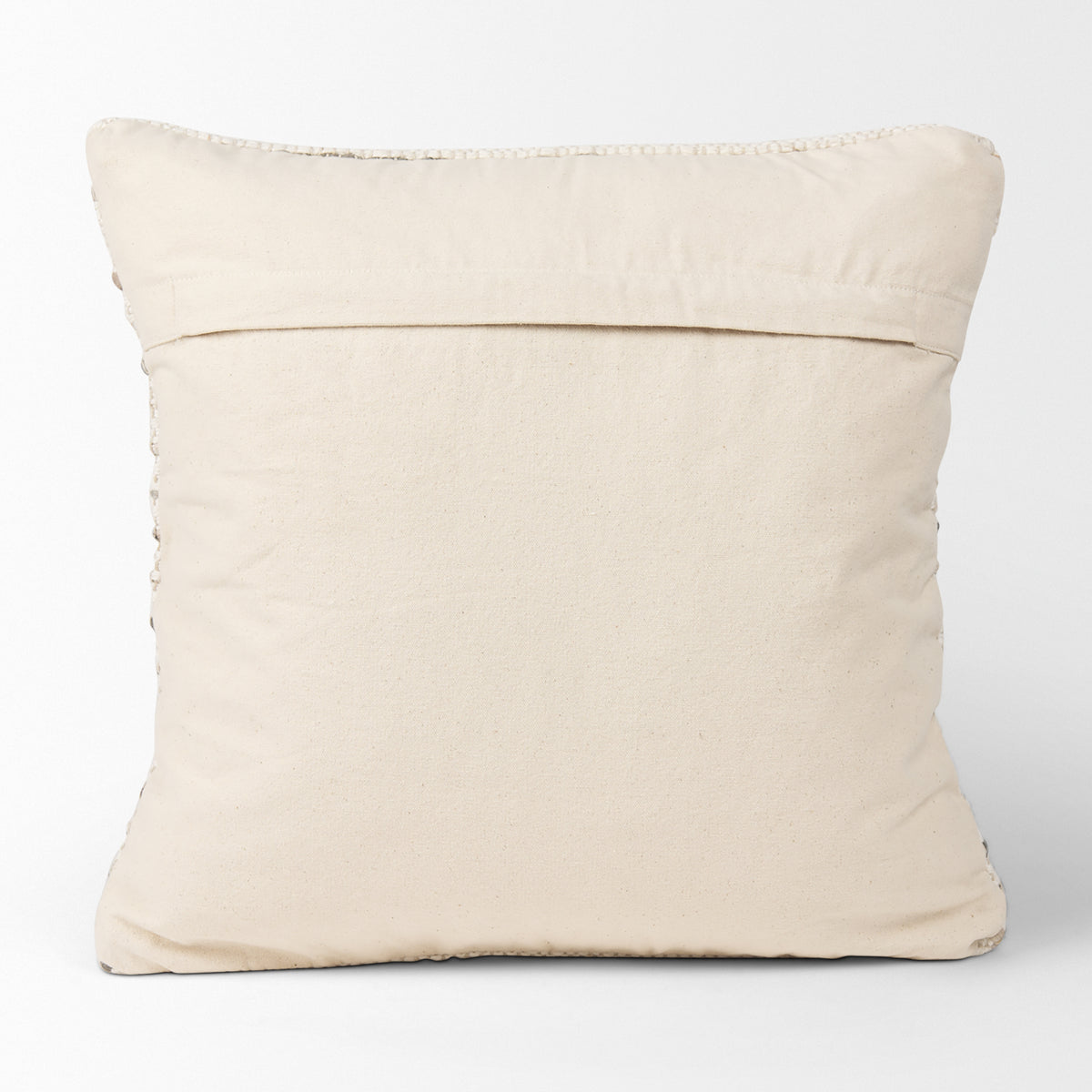 Kodi 20x20 Cream with Stripes Square Pillow Cover-Decorative Pillows-DECOROLALA