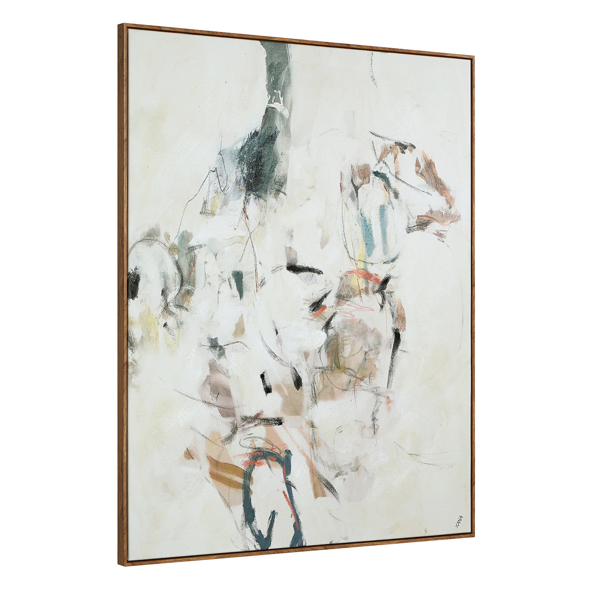 Kona 50" H x 40" W Canvas Art, Beige-Canvas Prints-DECOROLALA