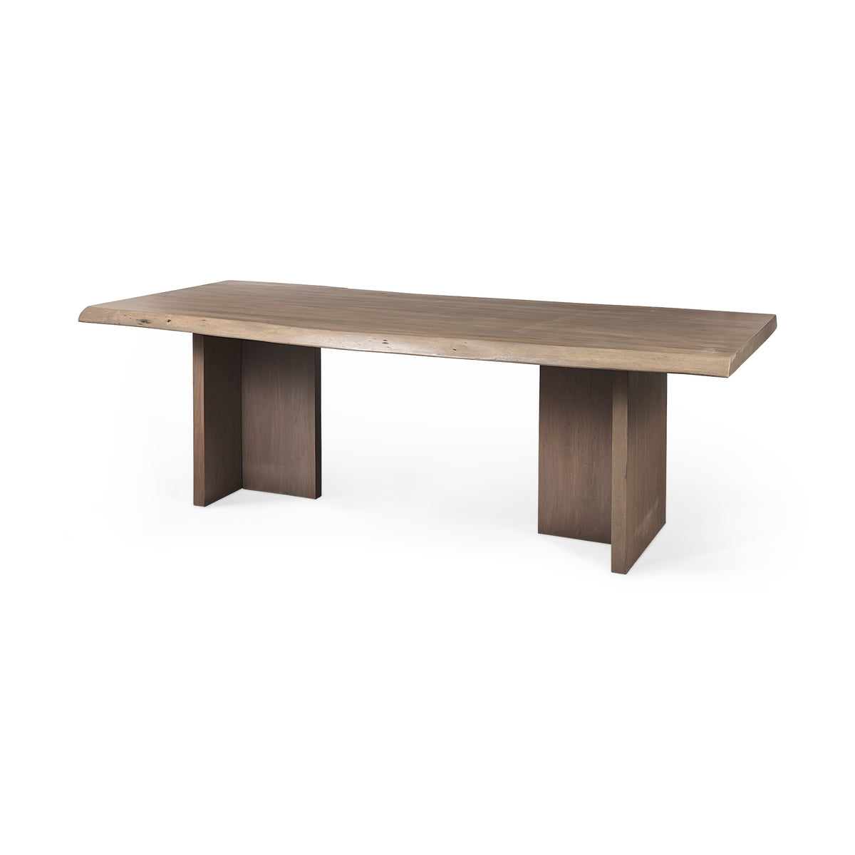 Konstantin 94"L x 40"W Rectangular Dining Table | Modern | Med Brown Wood | Seats 8-Dining Tables-DECOROLALA
