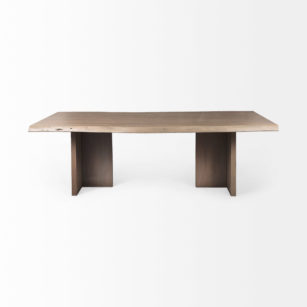 Konstantin 94"L x 40"W Rectangular Dining Table | Modern | Med Brown Wood | Seats 8-Dining Tables-DECOROLALA
