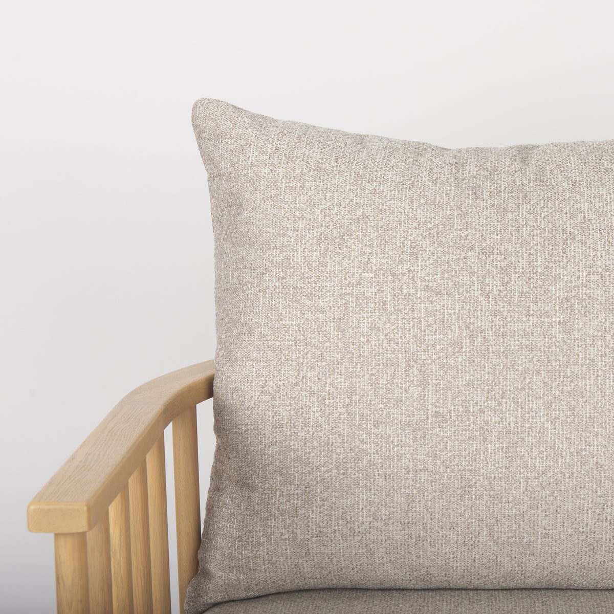 Kopari Fabric W/Light Brown Wood Accent Chair-Accent Chairs-DECOROLALA