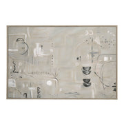 Kore 60" Wide Canvas Art, Grey-Canvas Prints-DECOROLALA