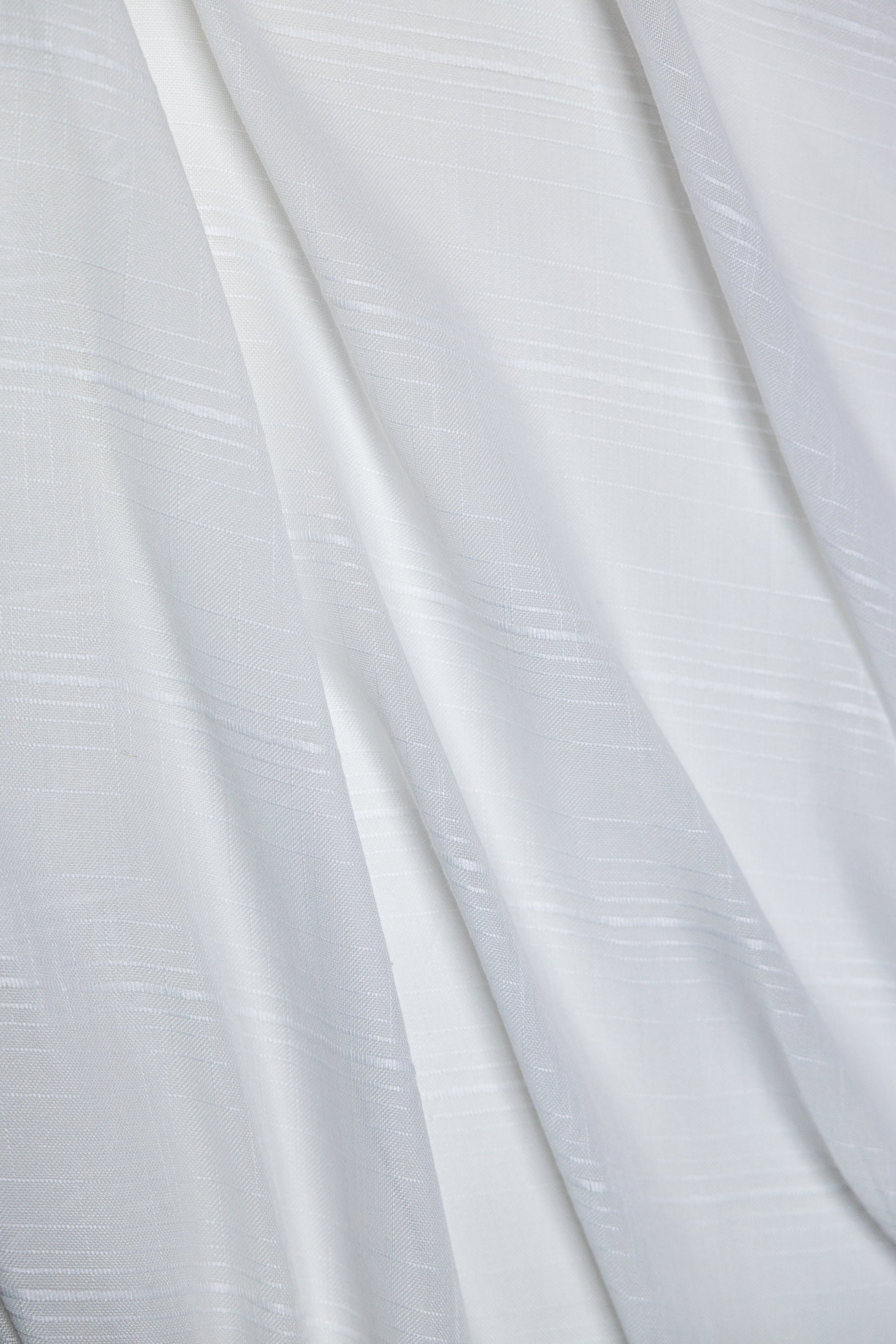 Kozani Jacquard Plaid Sheer Grommet Curtain-Curtains-DECOROLALA