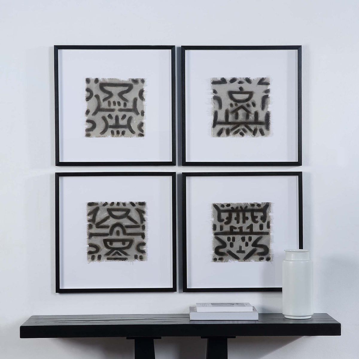 Ktir 24" Wide Wall Art, Off-white-Wall Art Prints-DECOROLALA