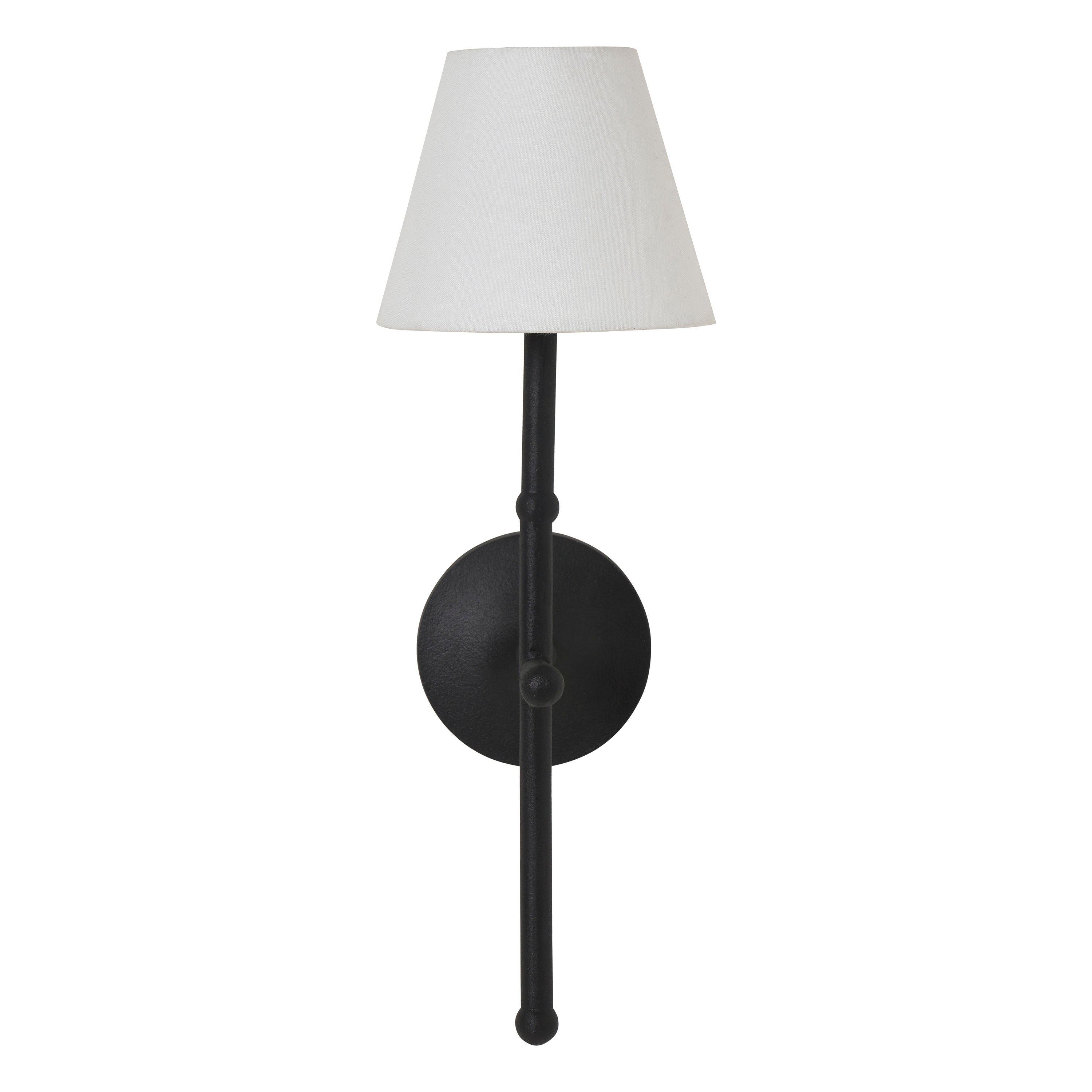 Kurosu 20.5" Wall Sconce, Black-Wall Sconce-DECOROLALA