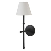 Kurosu 20.5" Wall Sconce, Black-Wall Sconce-DECOROLALA