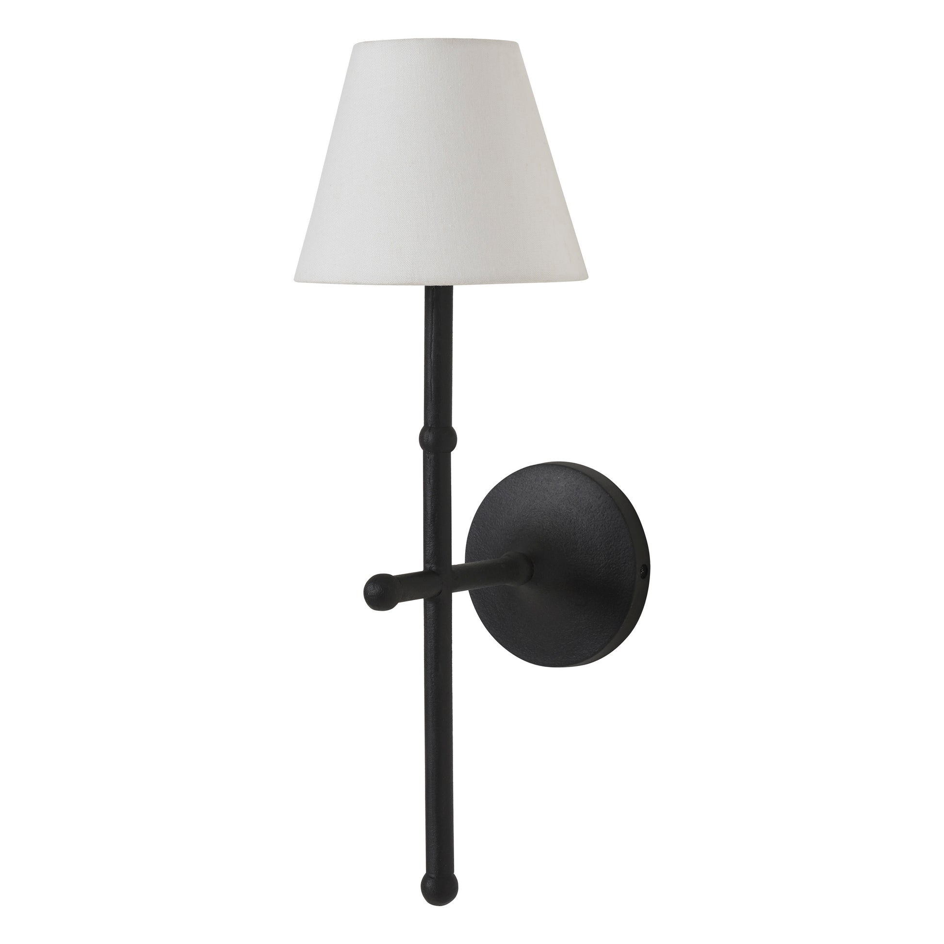 Kurosu 20.5" Wall Sconce, Black-Wall Sconce-DECOROLALA