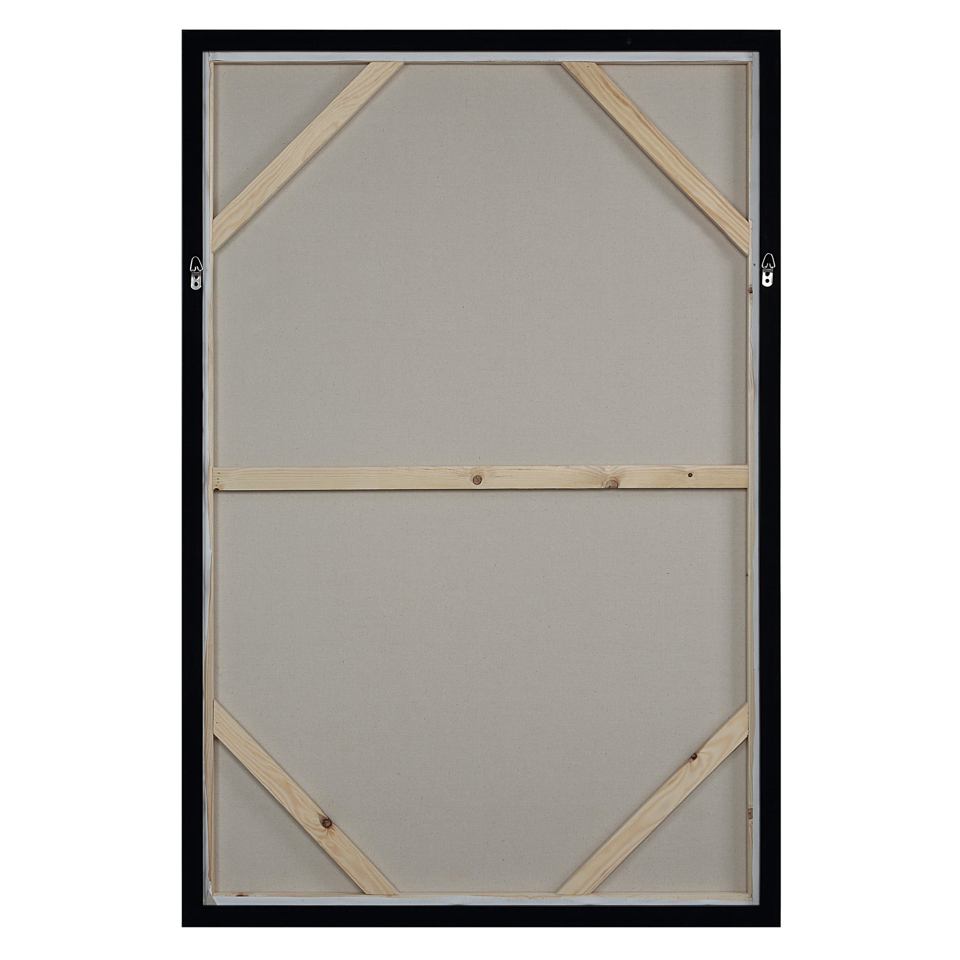 Kyra 60" H x 40" W Canvas Art, Black-Canvas Art-DECOROLALA