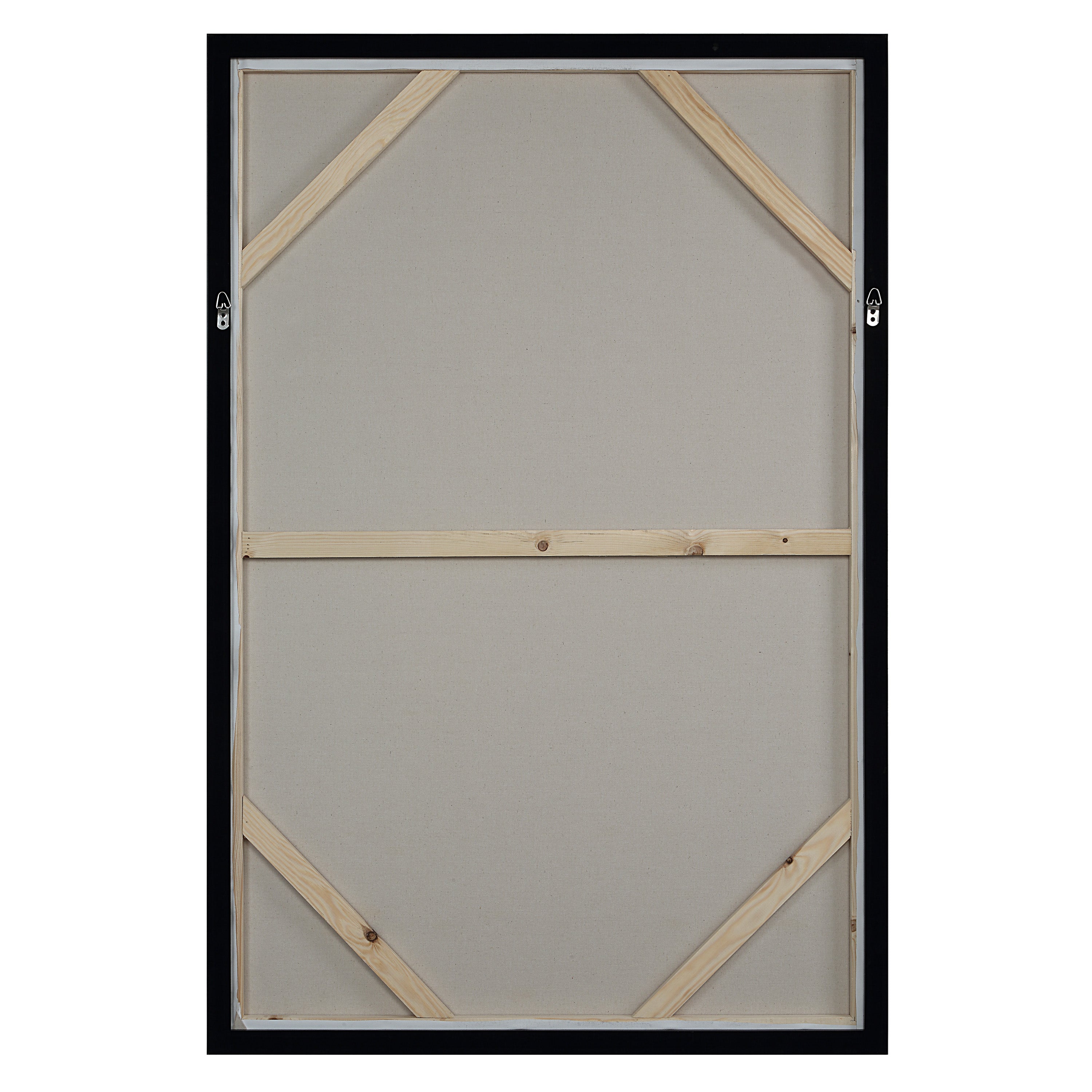 Kyra 60" H x 40" W Canvas Art, Black-Canvas Art-DECOROLALA