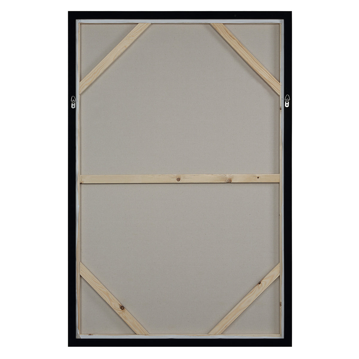 Kyra 60" H x 40" W Canvas Art, Black-Canvas Prints-DECOROLALA