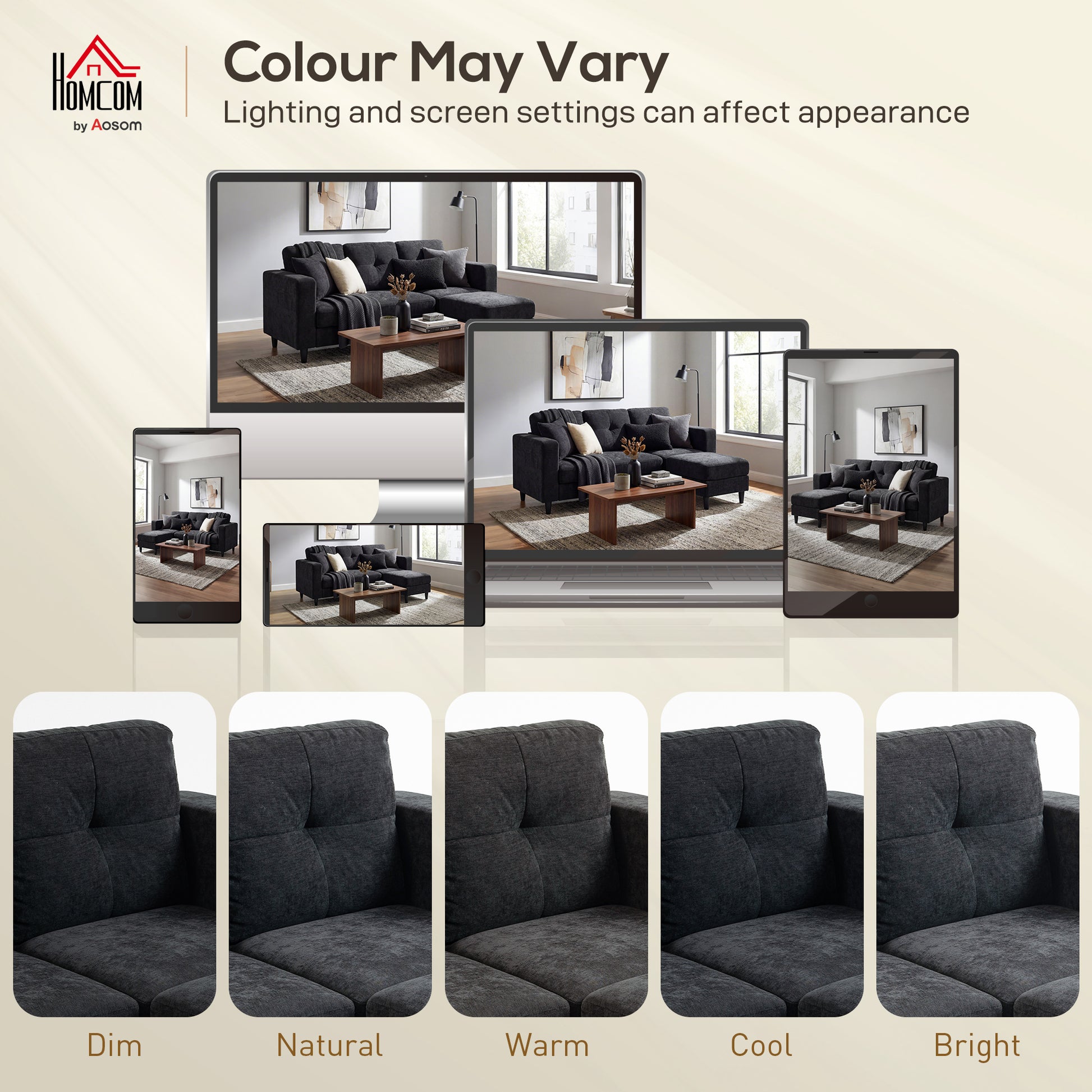 L Shaped Sectional Sofa Chaise Black 76"-DECOROLALA