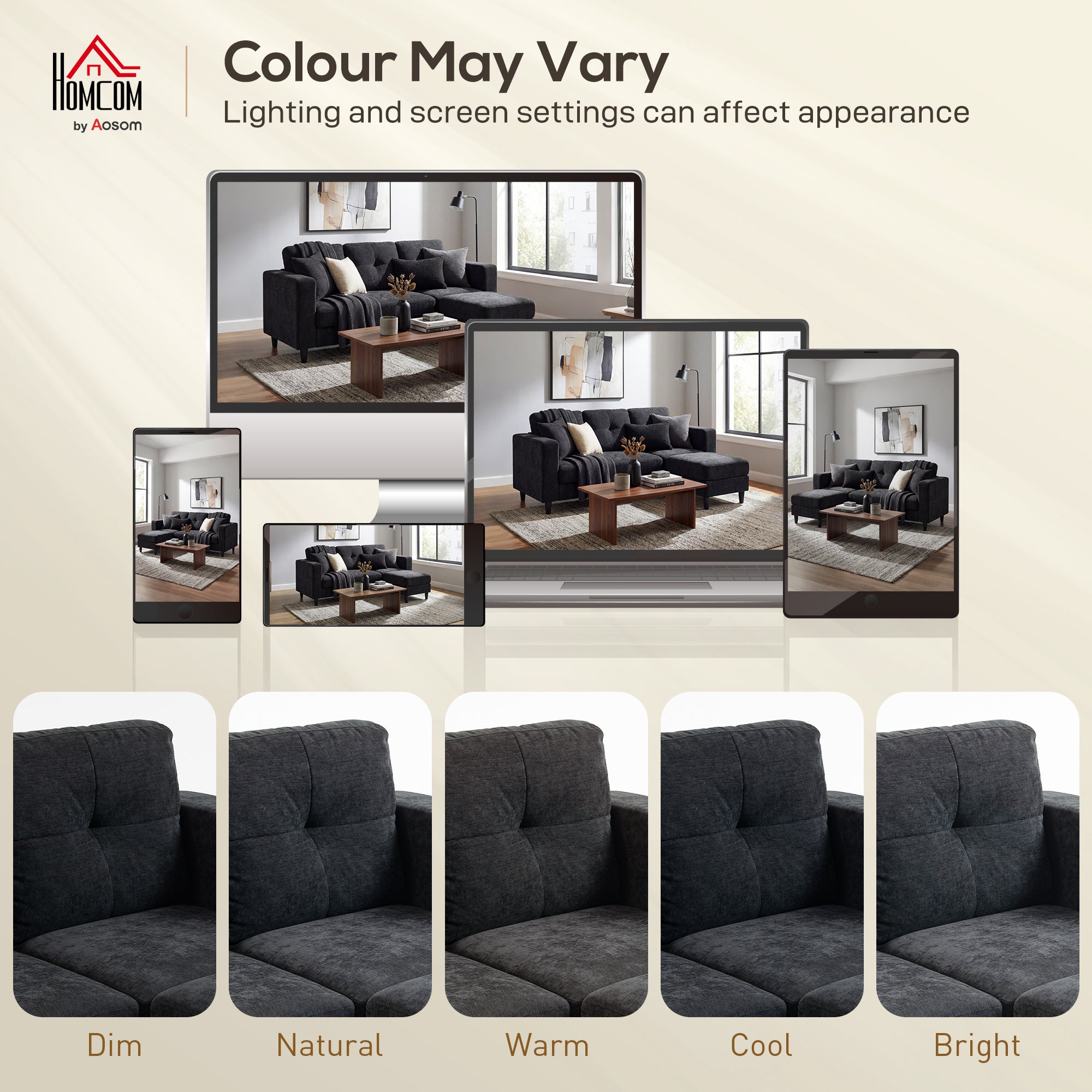 L Shaped Sectional Sofa Chaise Black 76"-DECOROLALA