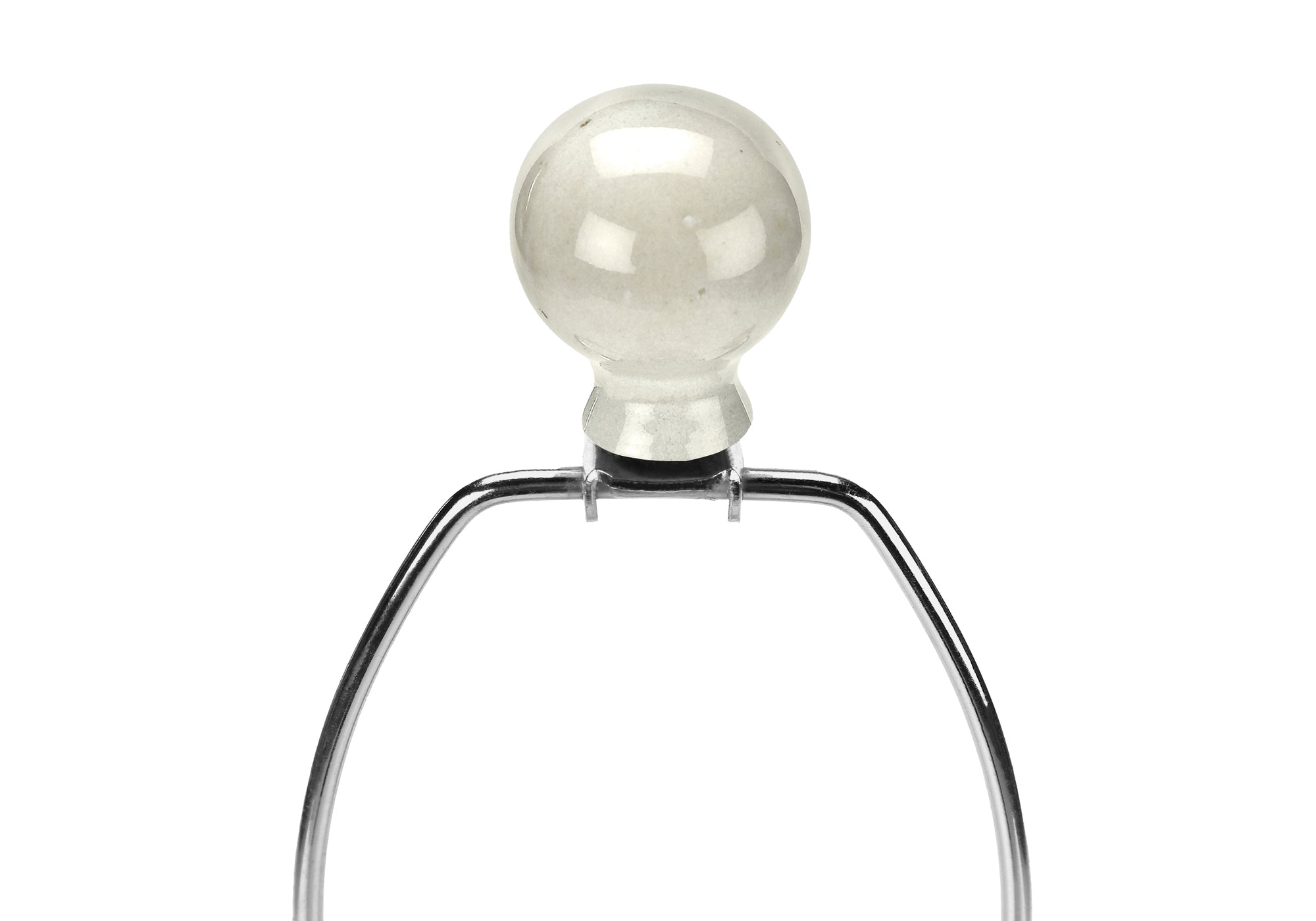 LIGHTING - 31"H TABLE LAMP CREAM CERAMIC / BEIGE SHADE-Table-DECOROLALA