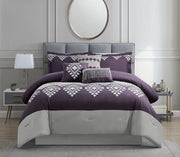 LISBON 7PC COMFORTER SET-Comforter Sets-DECOROLALA