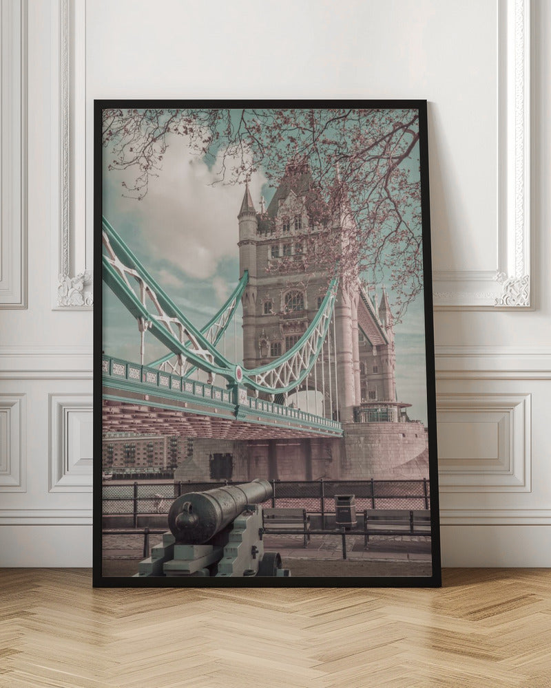 LONDON Tower Bridge in Detail | urban vintage style-canvas-DECOROLALA