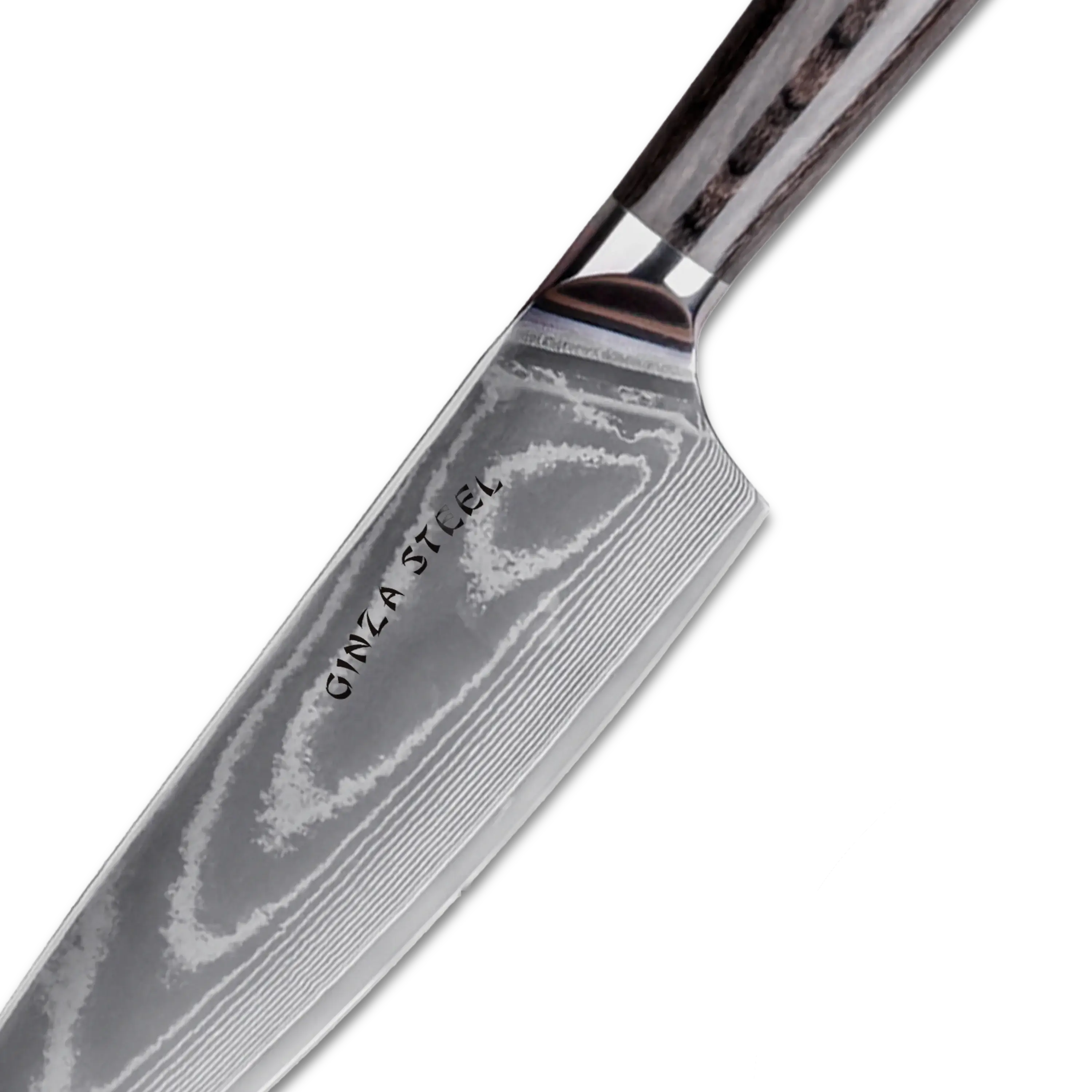LUCIA 20 | Chef Knife 8Cr18Mov Steel Core / Pakka wood handle-Chef Knife-DECOROLALA