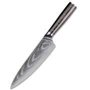 LUCIA 20 | Chef Knife 8Cr18Mov Steel Core / Pakka wood handle-Chef Knife-DECOROLALA