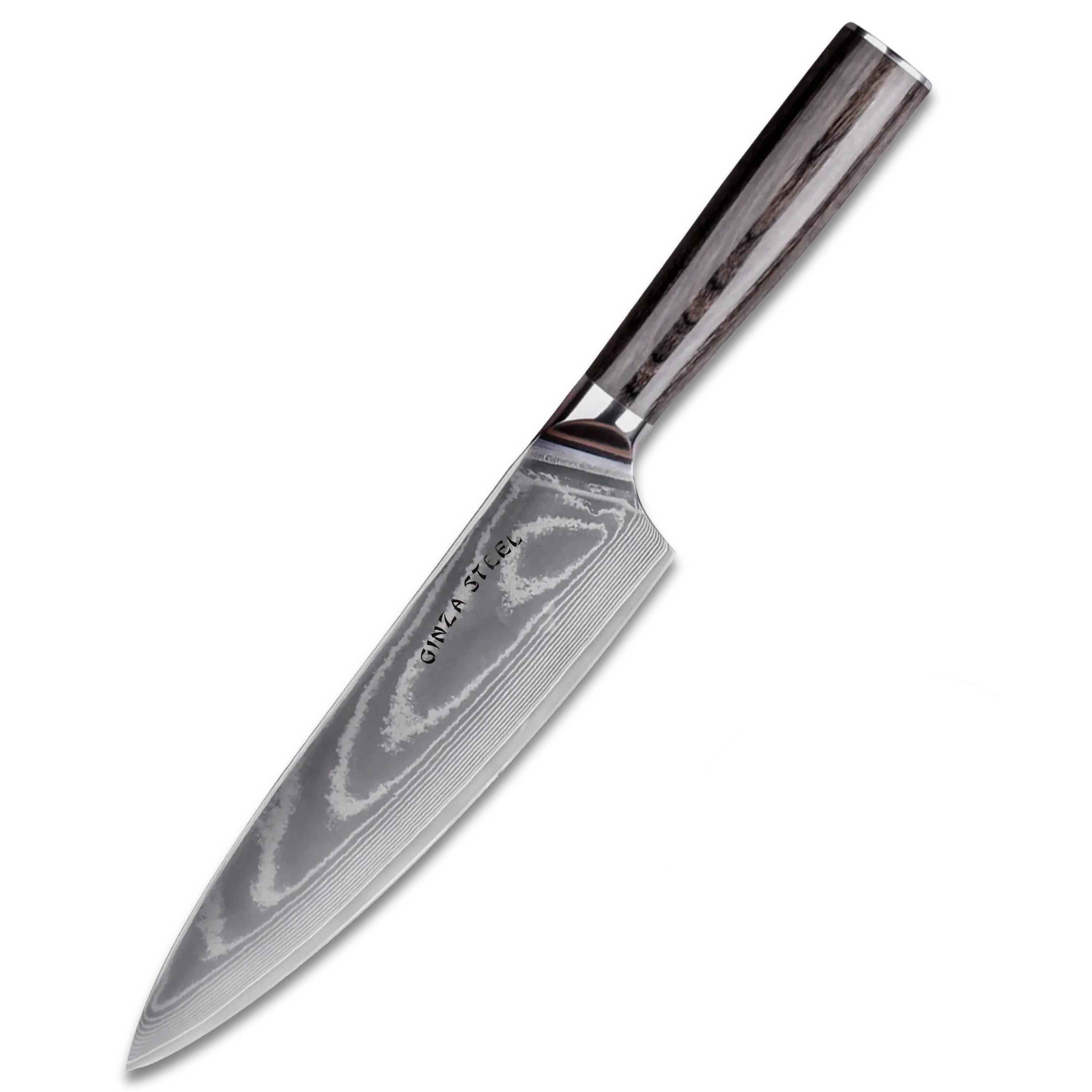 LUCIA 20 | Chef Knife 8Cr18Mov Steel Core / Pakka wood handle-Chef Knife-DECOROLALA